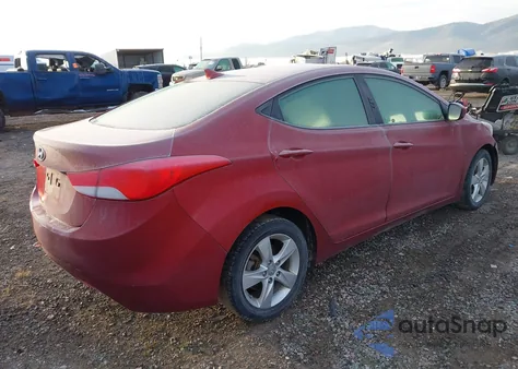 2013 Hyundai Elantra Gls from USA, damaged, VIN 5NPDH4AE9DH268842